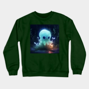 Lumalee - Cute little bioluminescent character Crewneck Sweatshirt